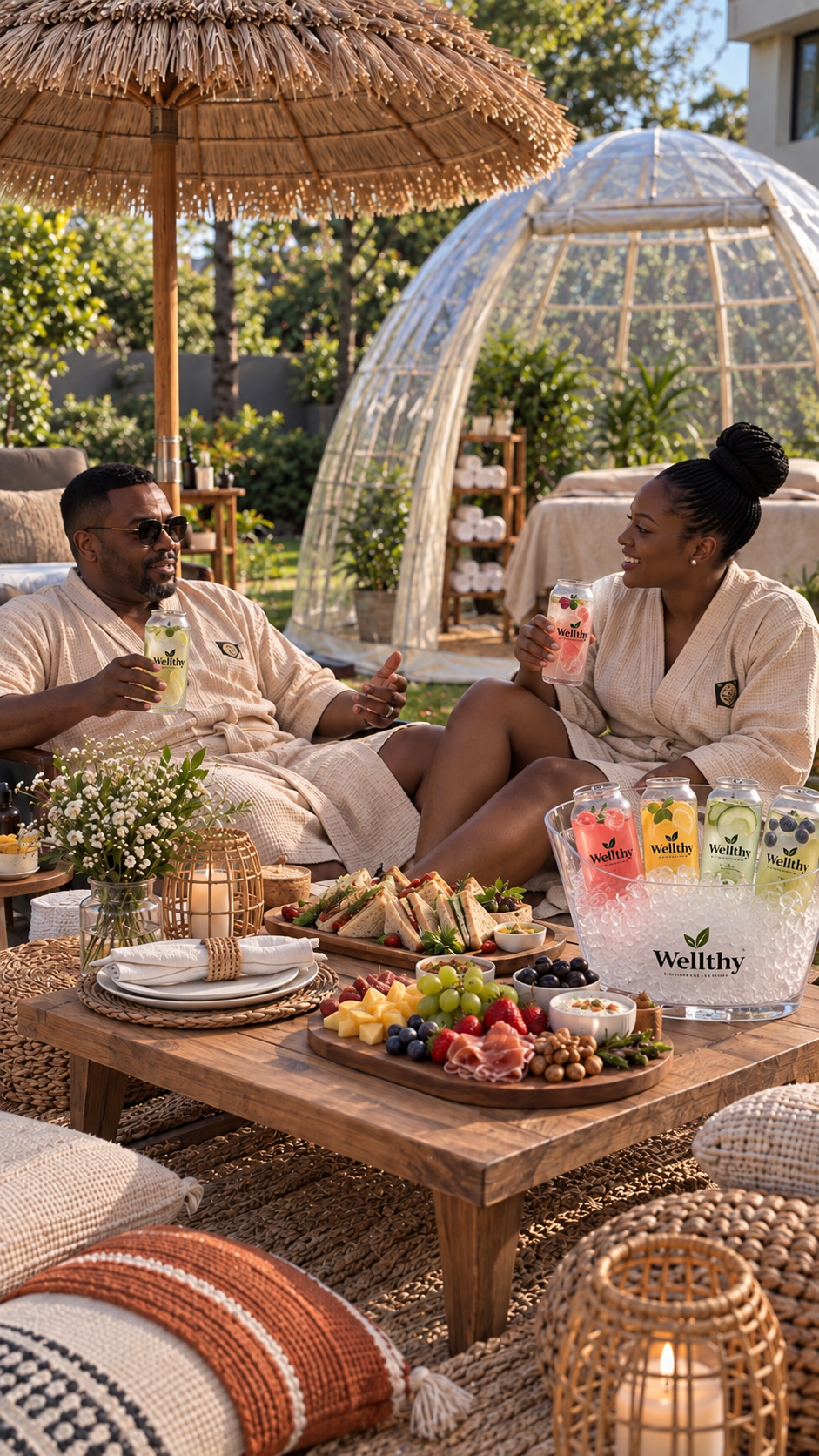 Couples Spa Ritual setup